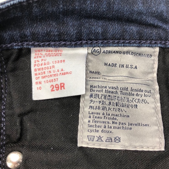 Anthropologie, AG “Stevie” Straight Skinny Dark Wash Jeans - Picture 7 of 7